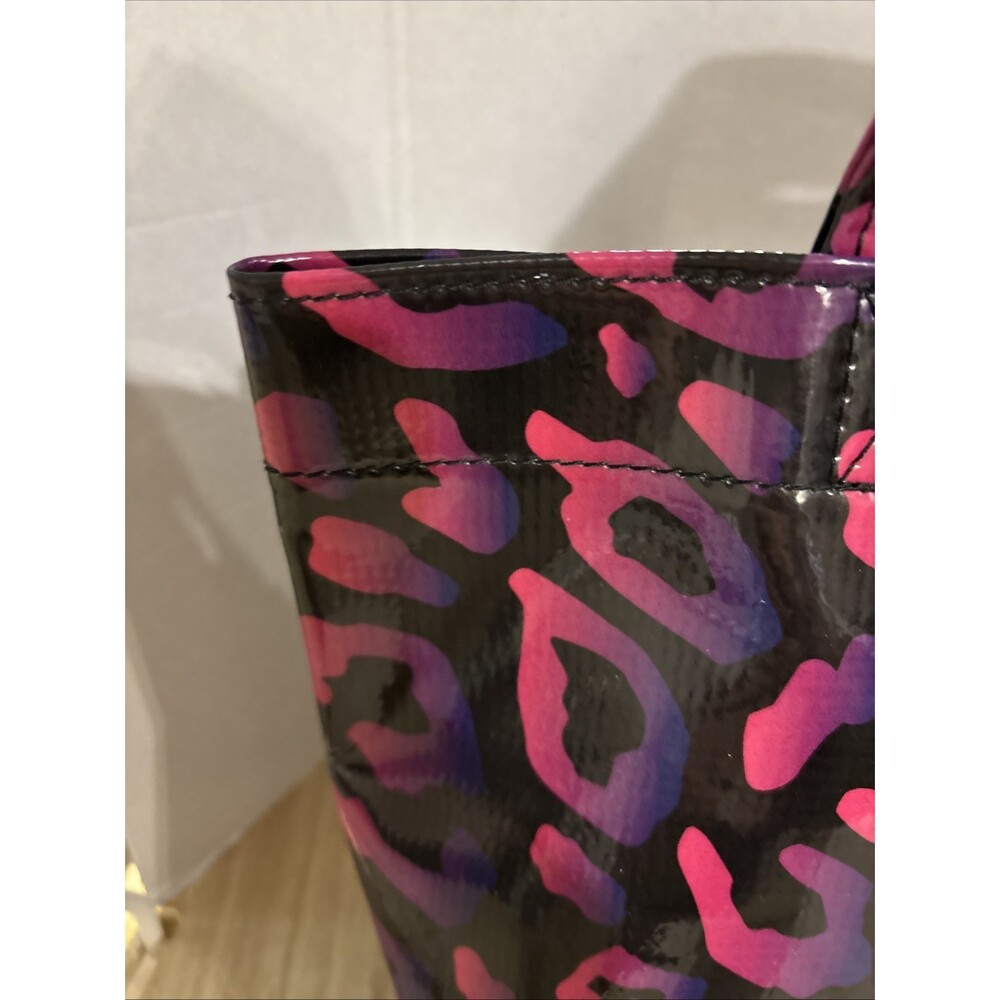 Consuela Pebbles Tote Bag Vinyl Pink Purple Animal Print - Picture 5 of 16